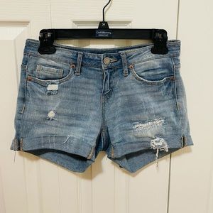 Aeropostale Midi Jean Shorts